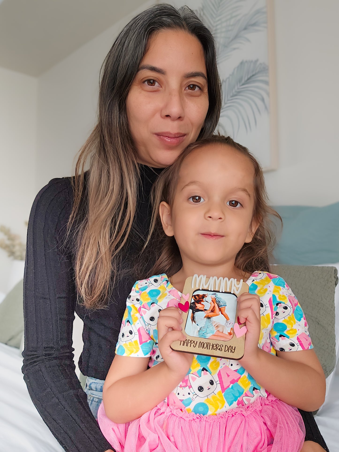 Mothers Day heart photo frame