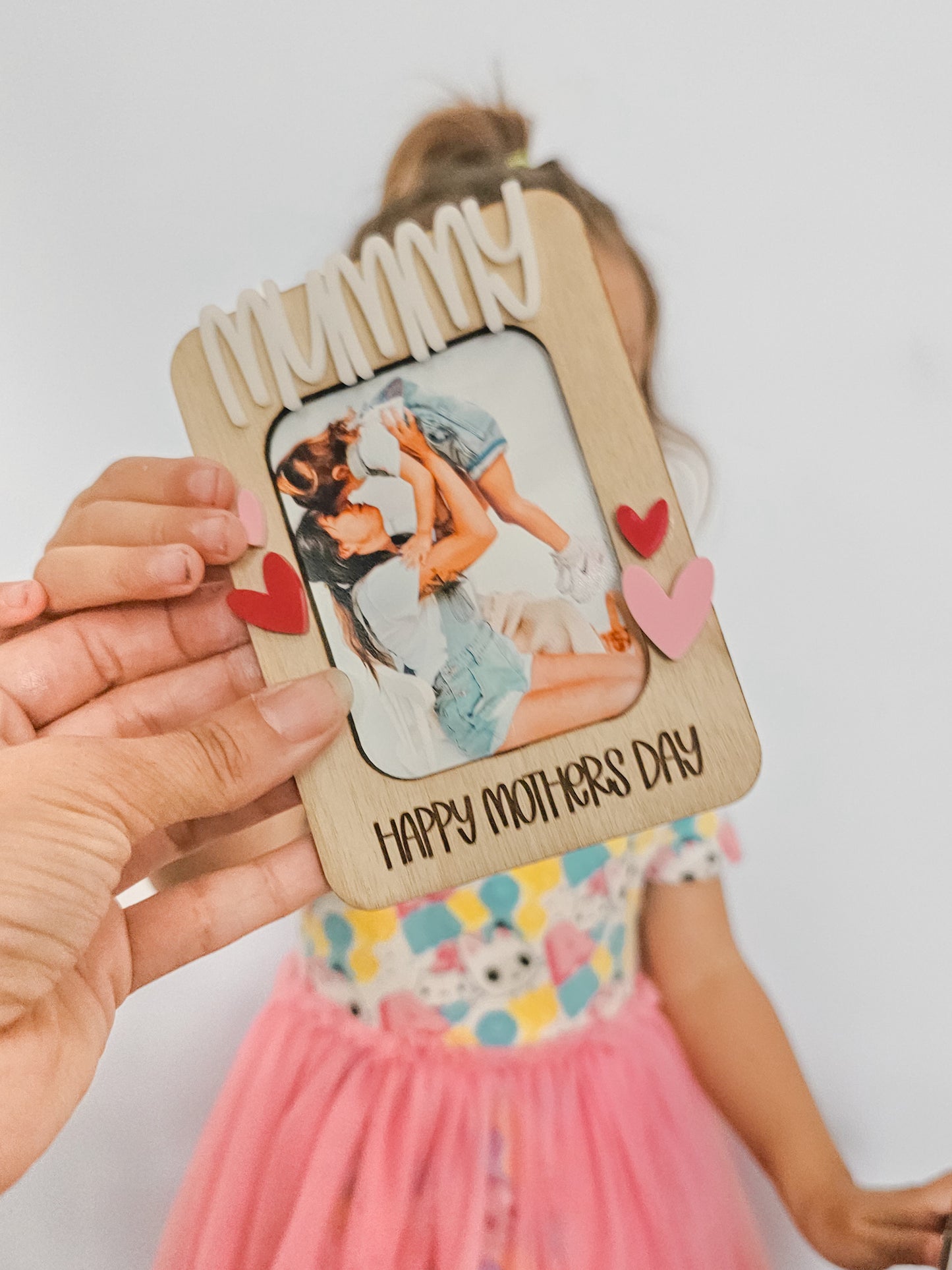 Mothers Day heart photo frame