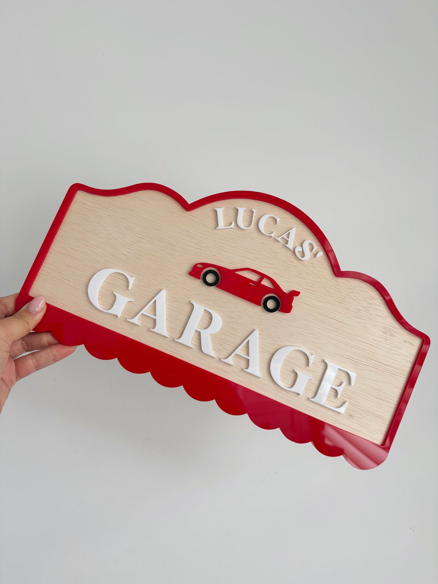 Garage Boutique Play Space Sign