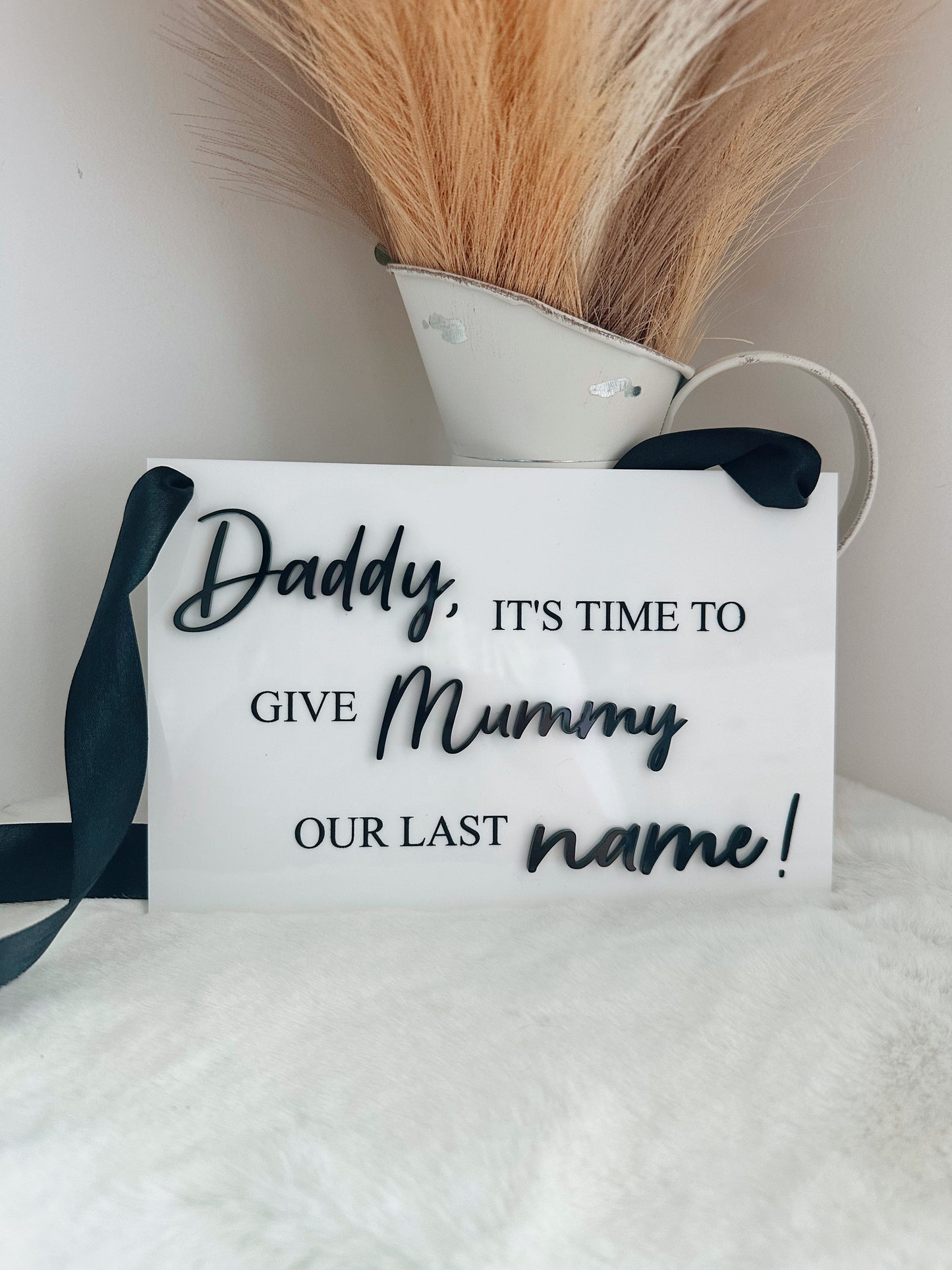 Children’s Wedding Aisle Sign