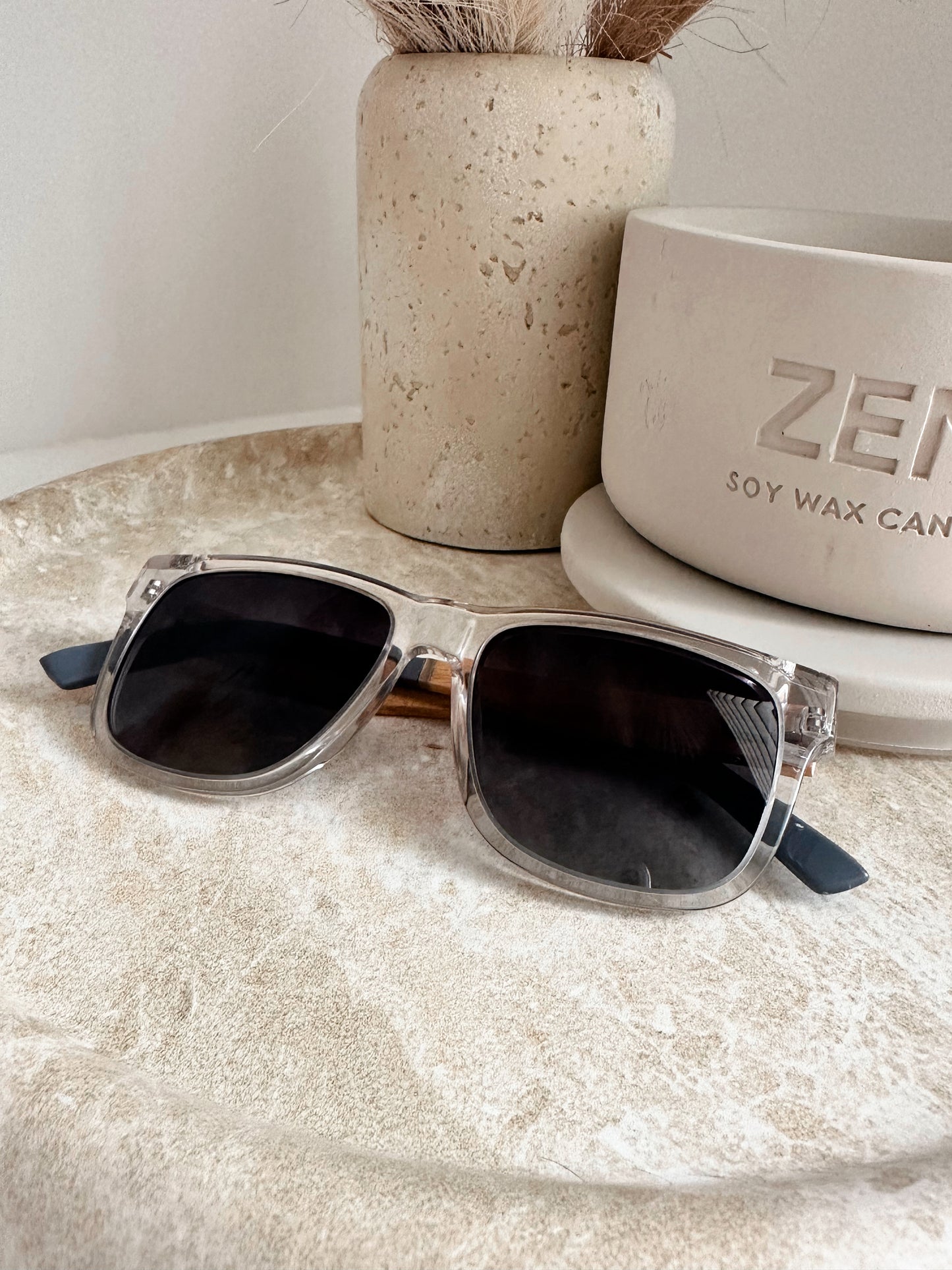Zen Haven Sunglasses - clear rim