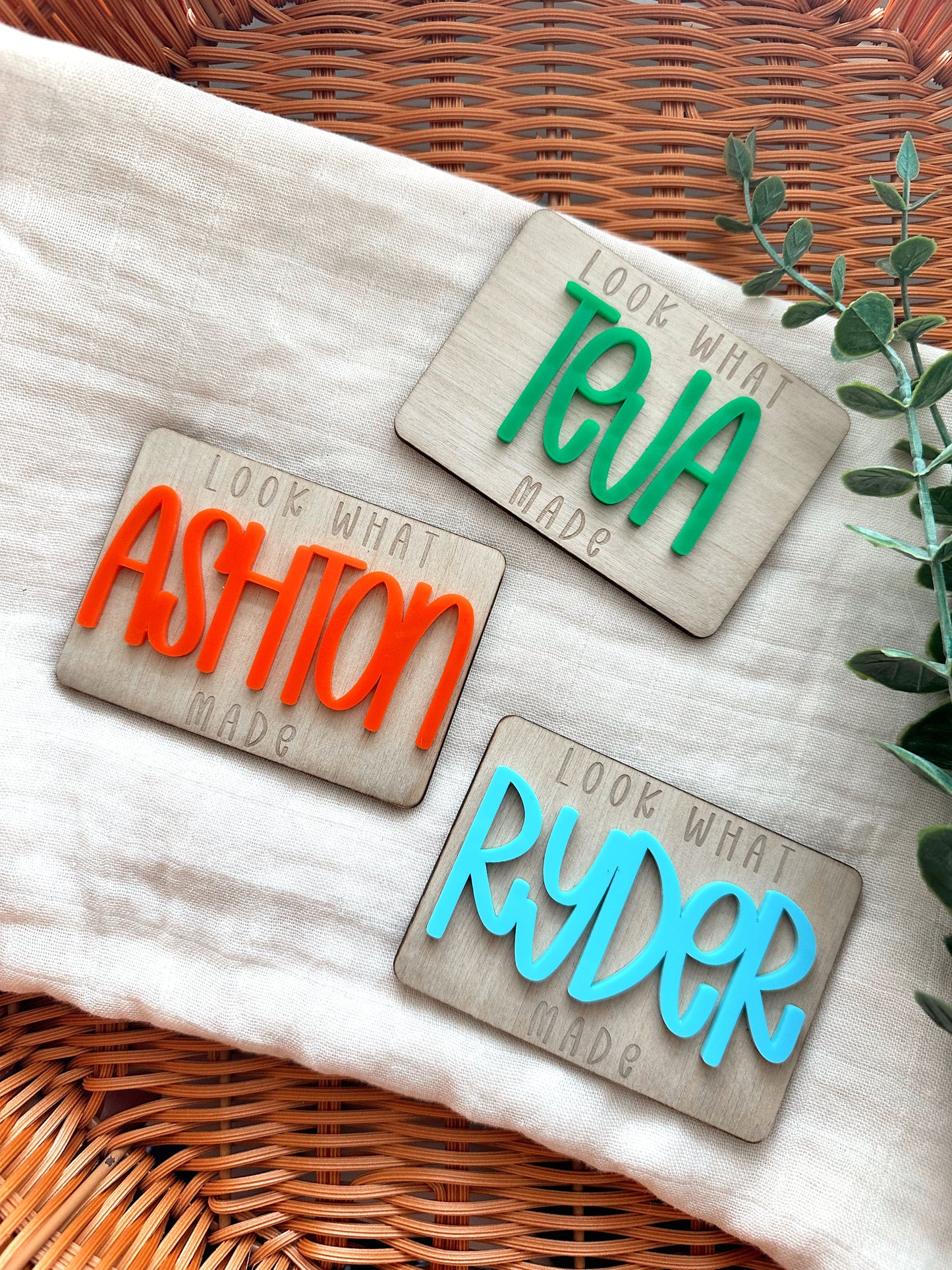 Personalised artwork magnet