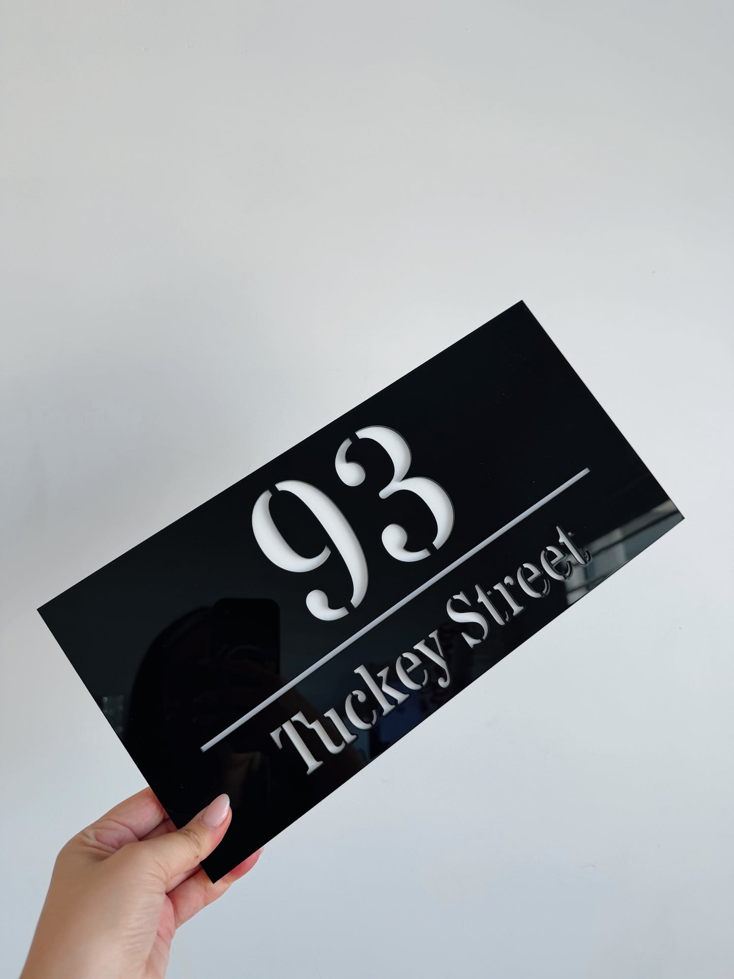 Address sign