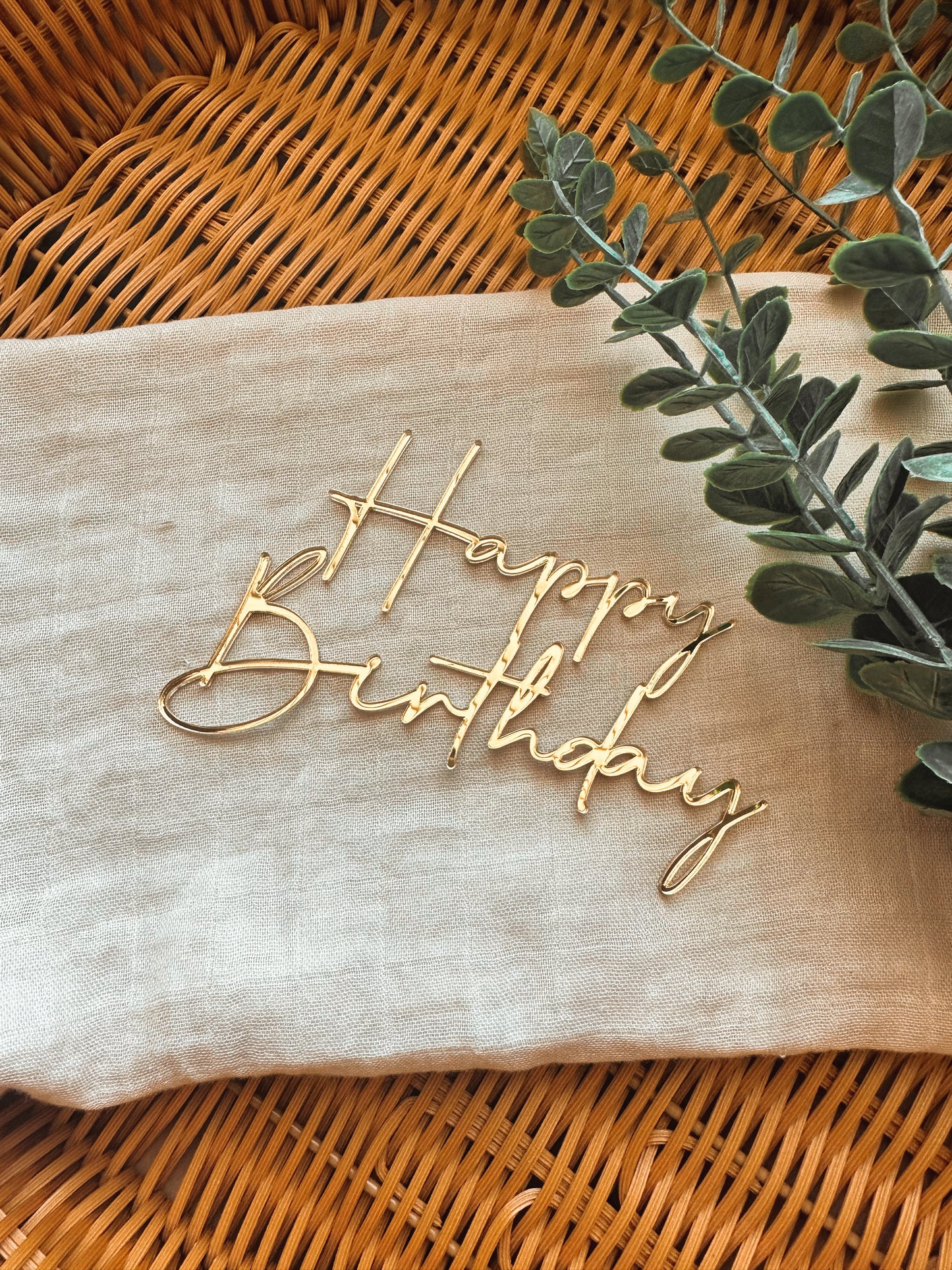 Acrylic cake fropper