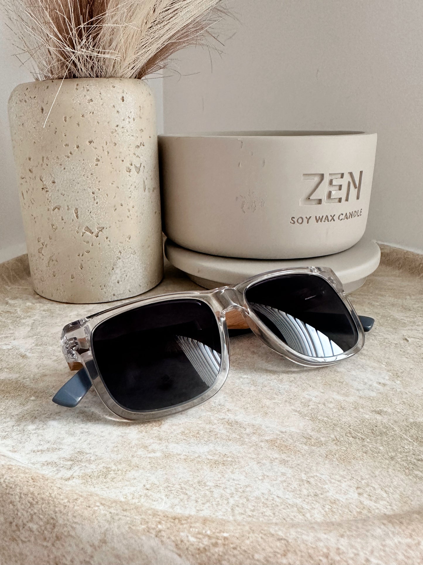Zen Haven Sunglasses - clear rim