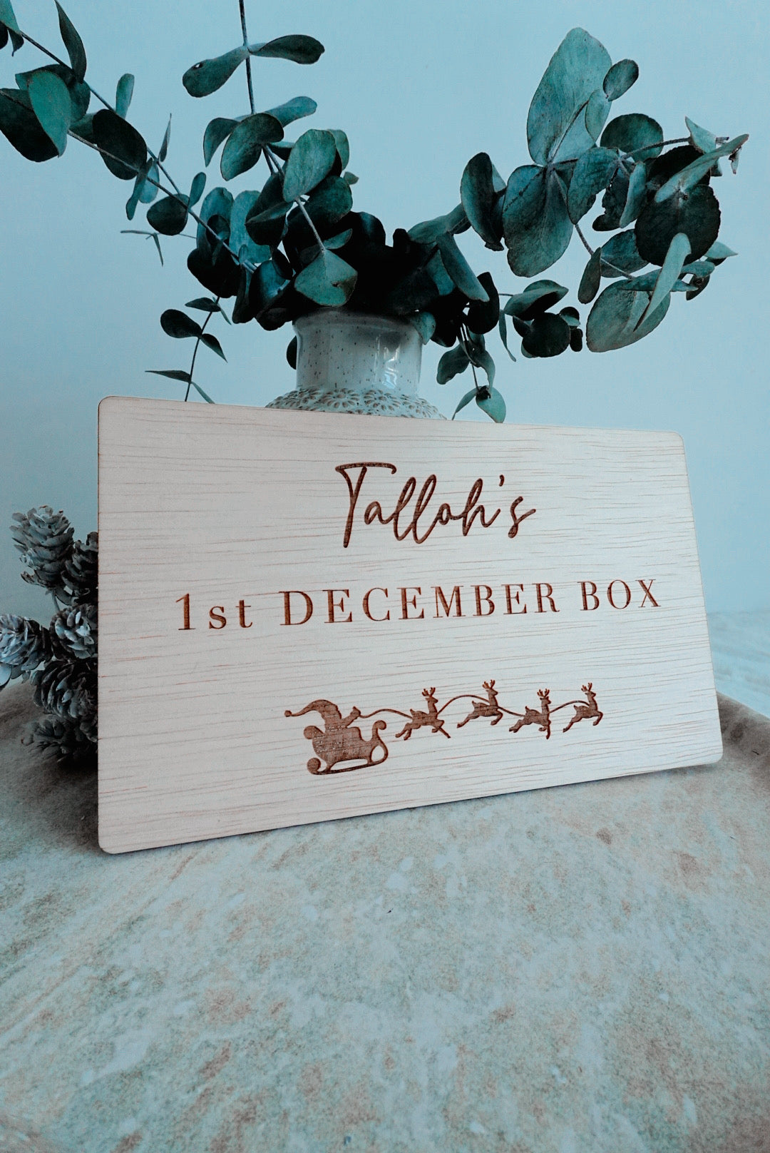 1st of December box plaque