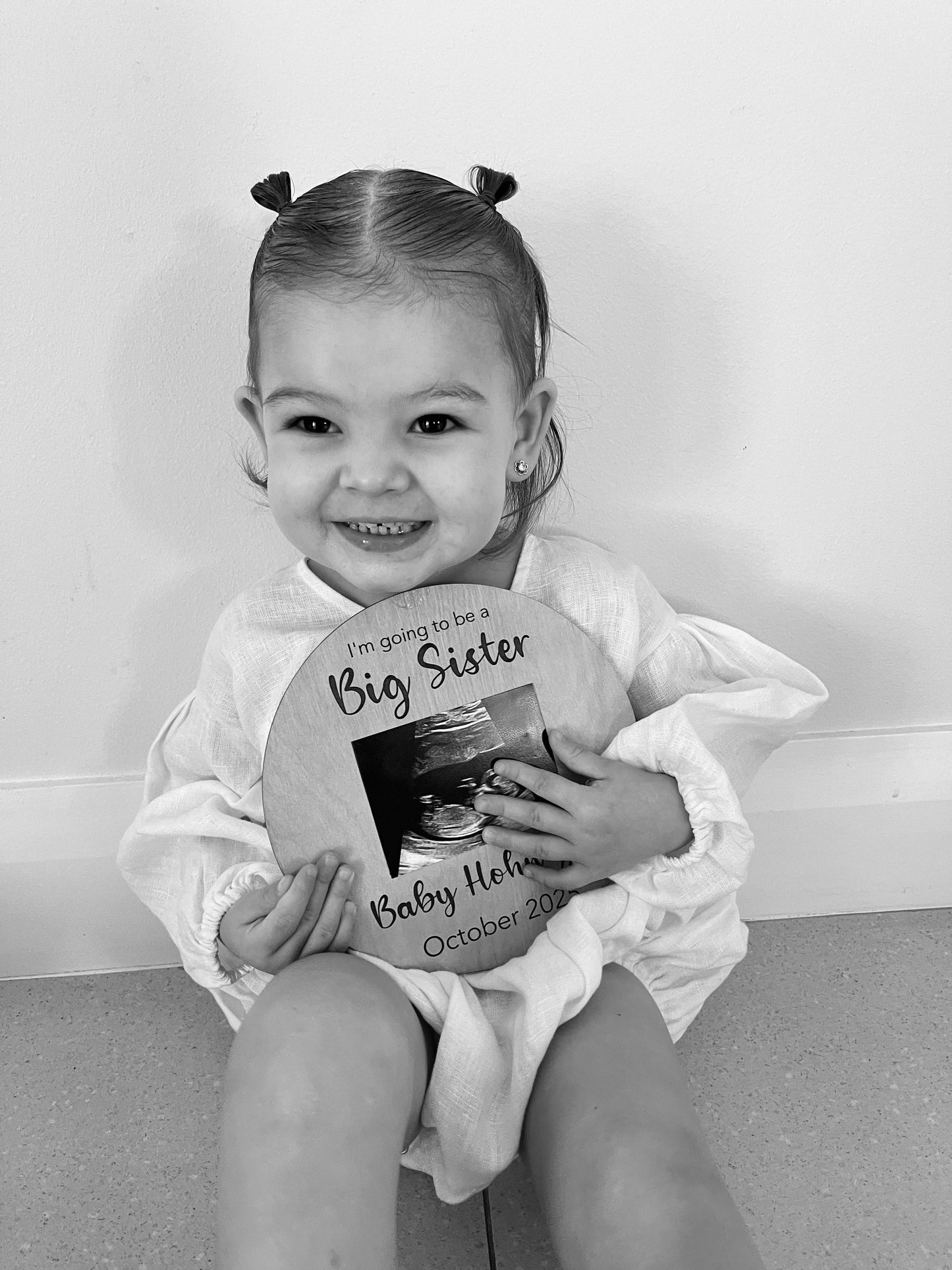 Pregnancy sibling announcement