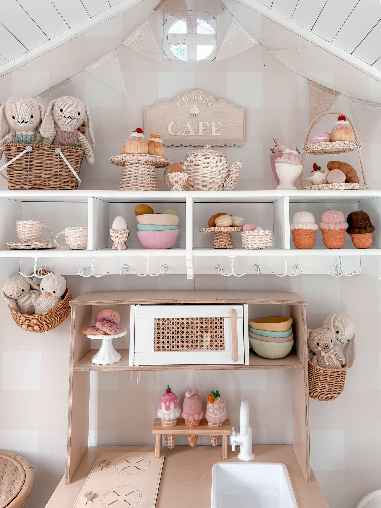 Cafe Boutique Play Space Sign