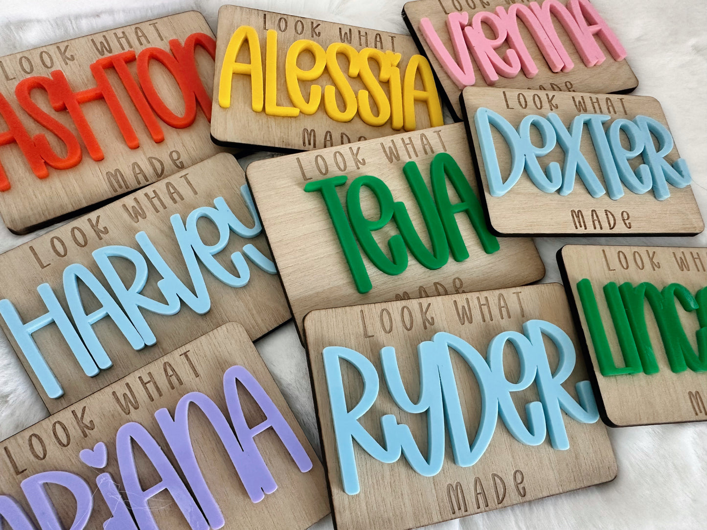 Personalised artwork magnet