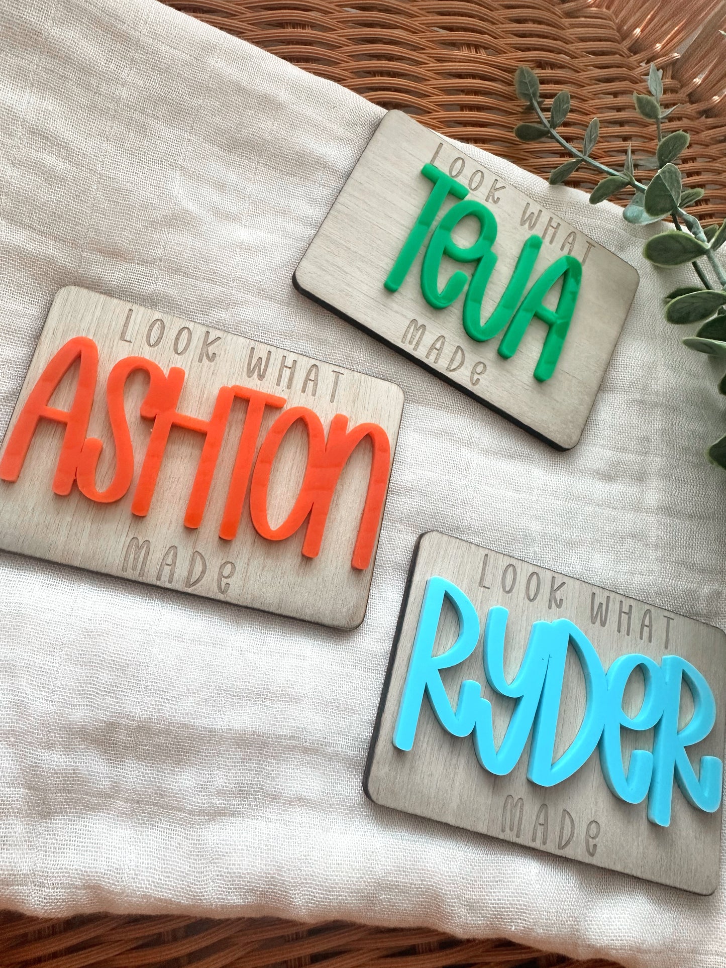 Personalised artwork magnet