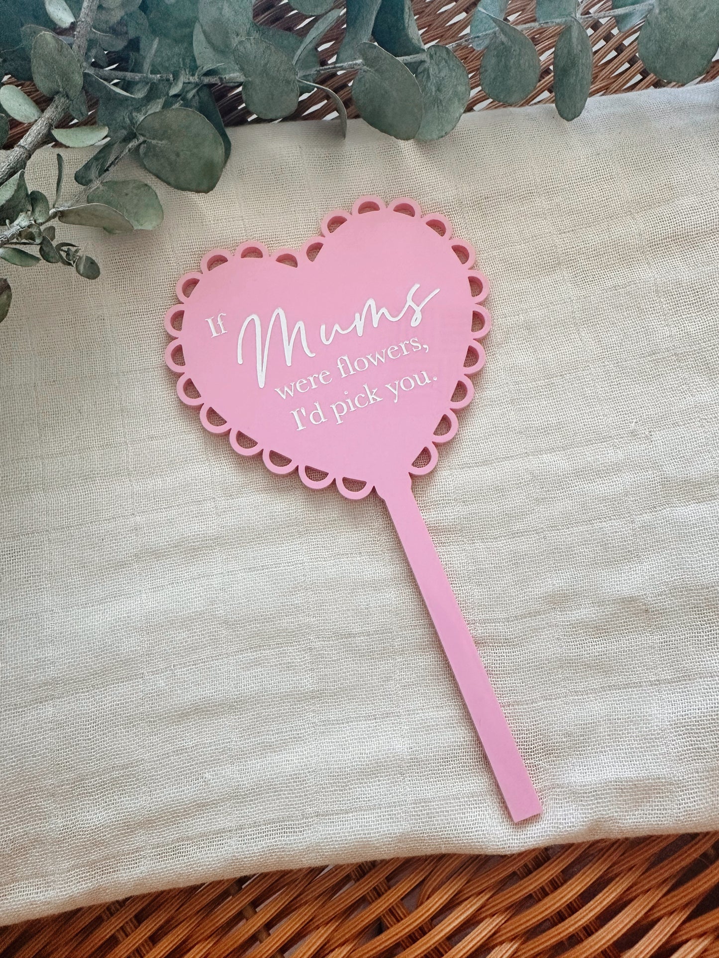 Mothers Day plant stake