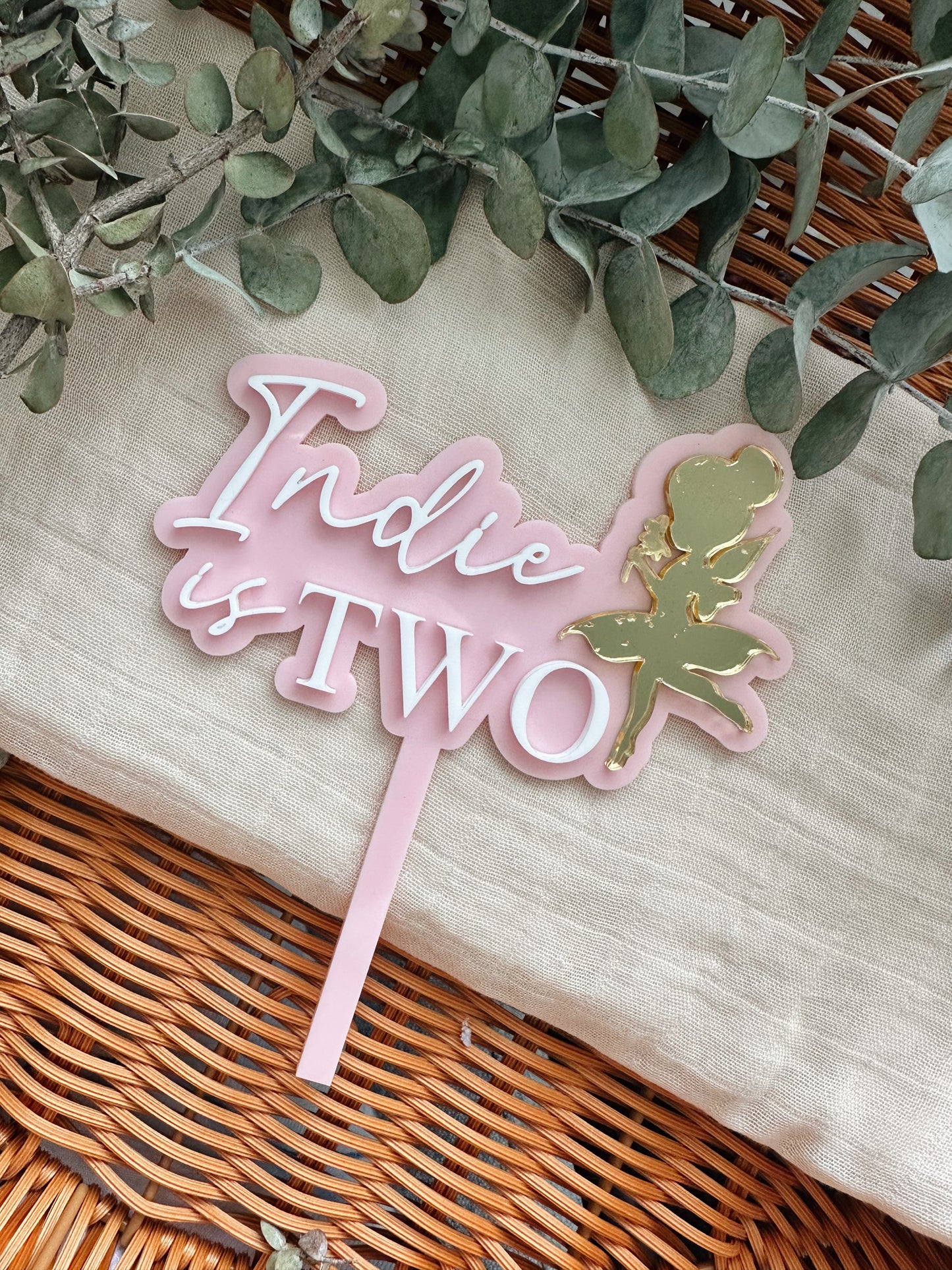 Fairy cake topper