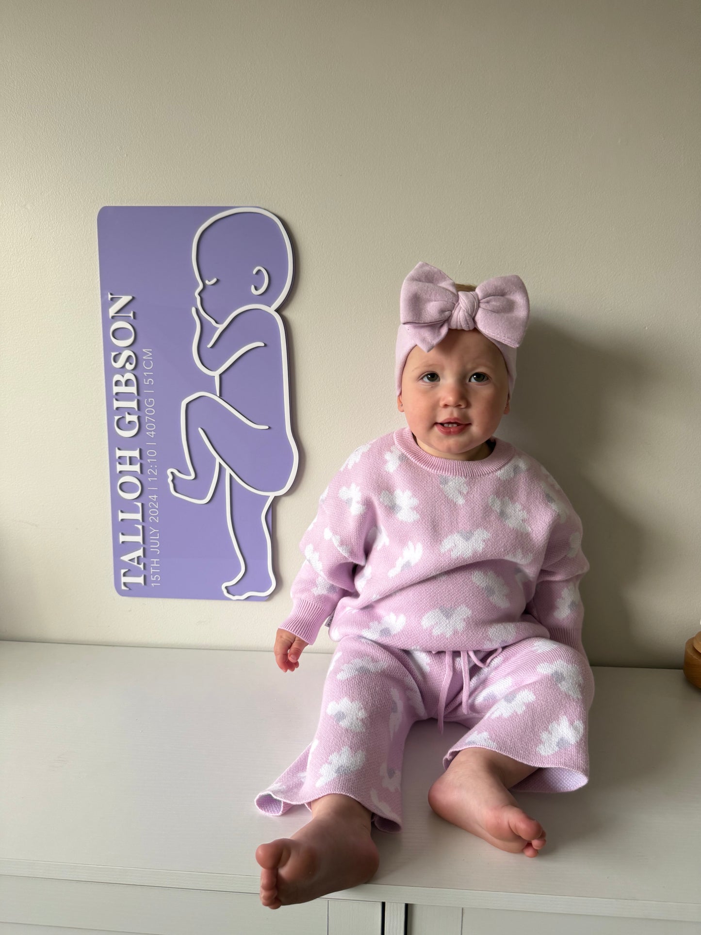 1:1 Baby plaque