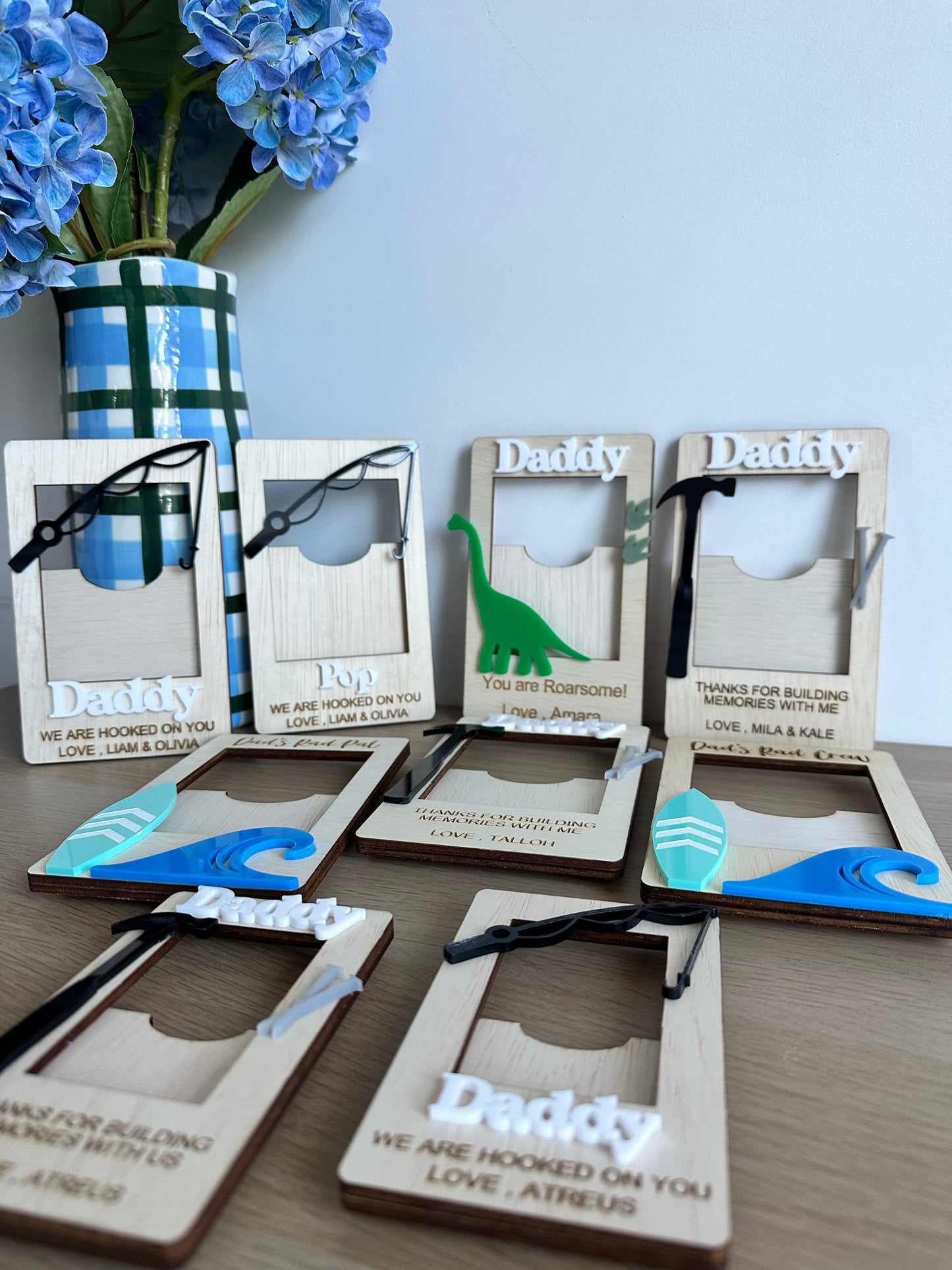 Father’s Day photo frame magnets