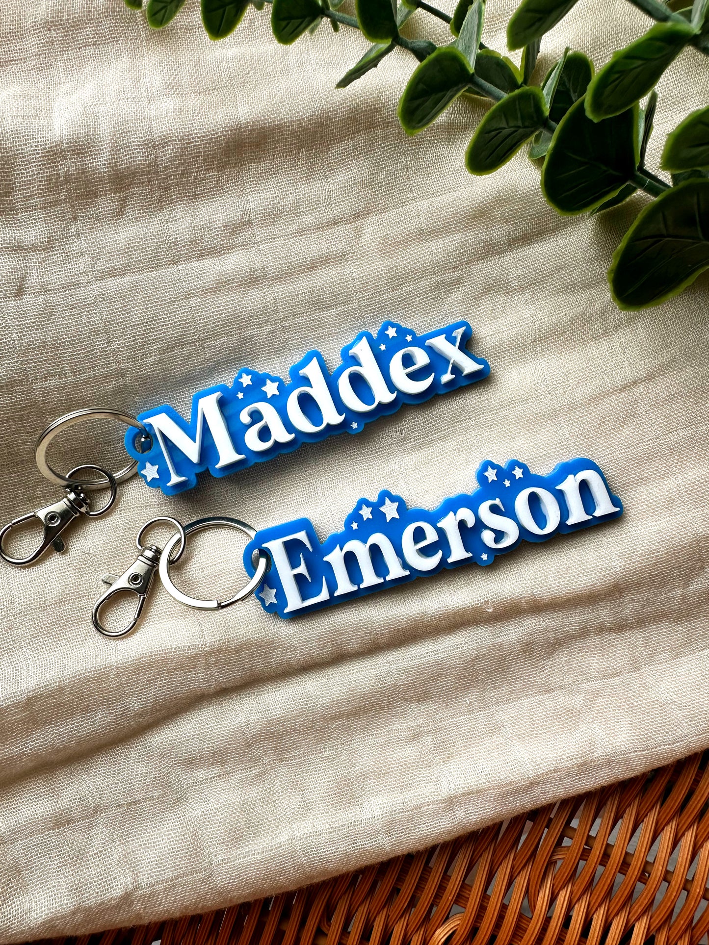 Star personalised bag tag - Boy
