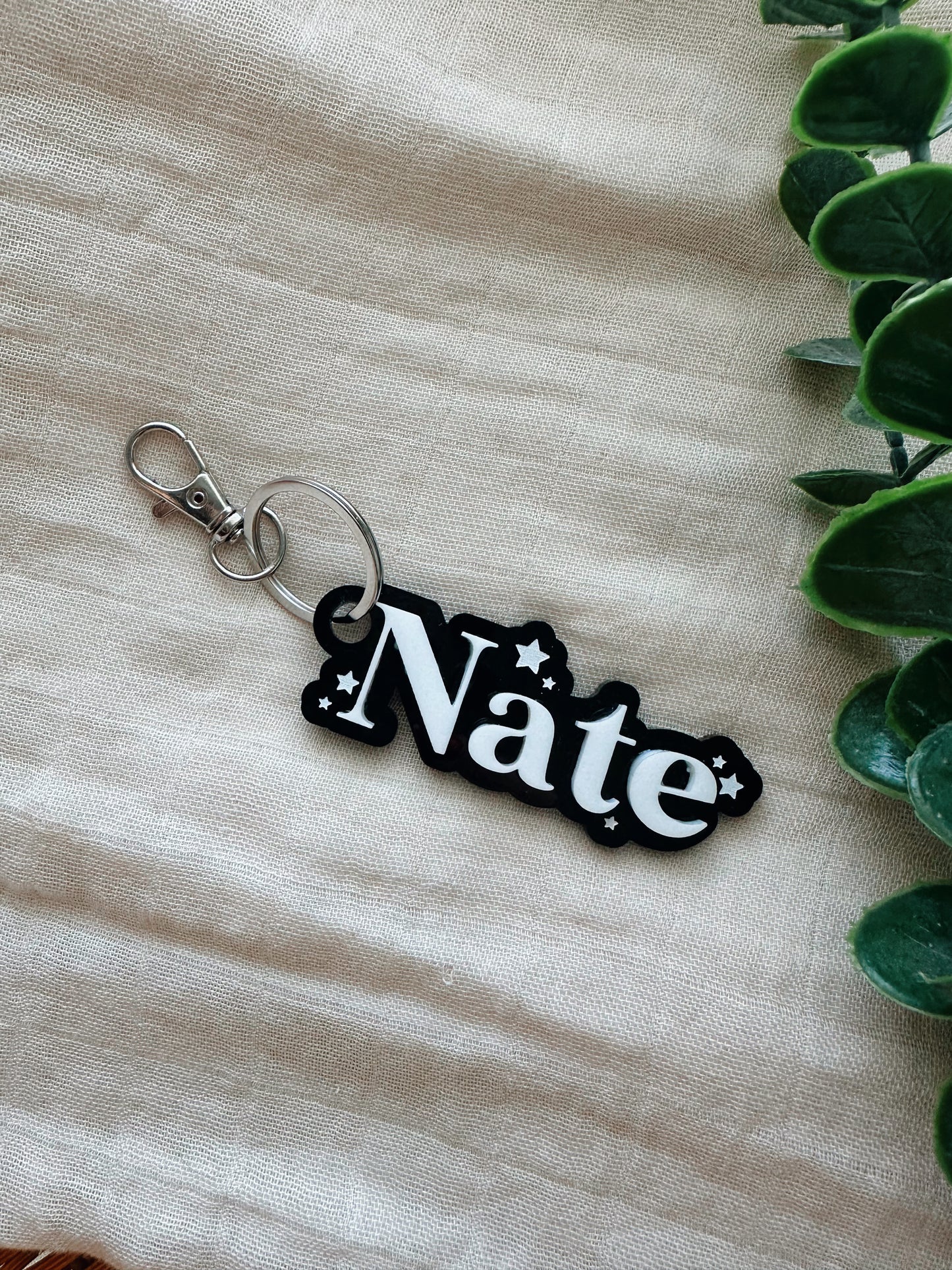 Star personalised bag tag - Boy