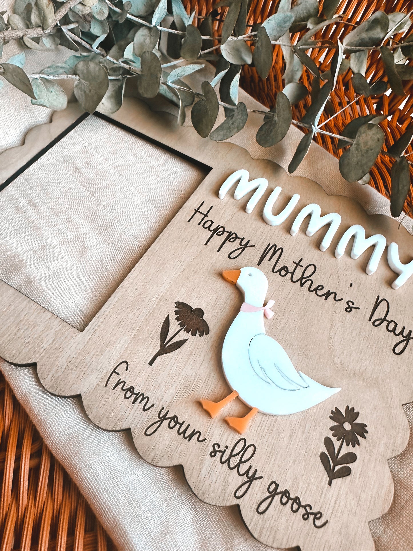 Mothers Day Silly Goose photo frame