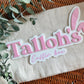 Personalised Easter crate plaques