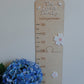 Growth chart - flower