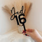 Single Layer Cake Topper