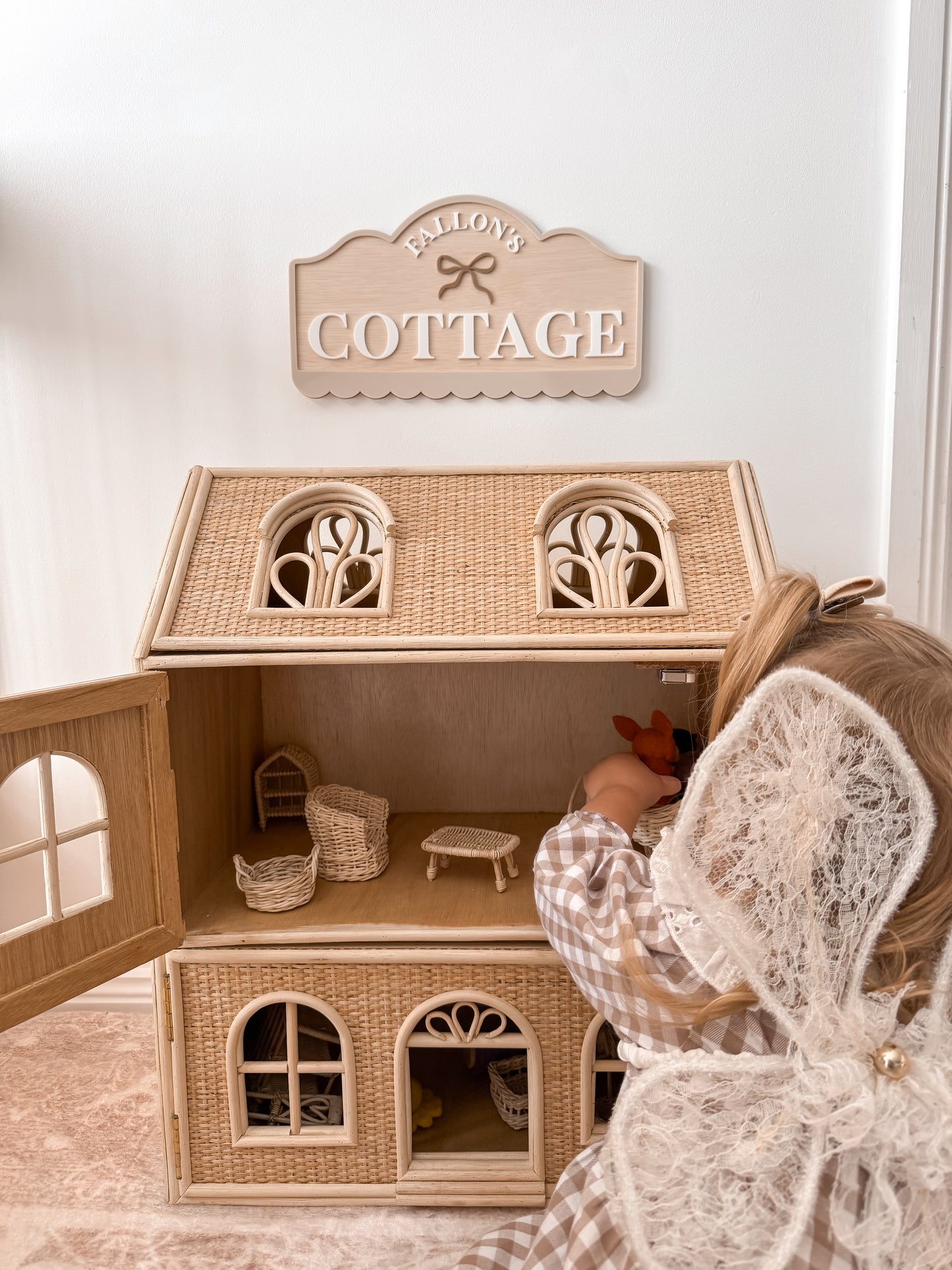 Cottage Boutique Play Space Sign