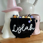 Cauldron Boo Basket Tag