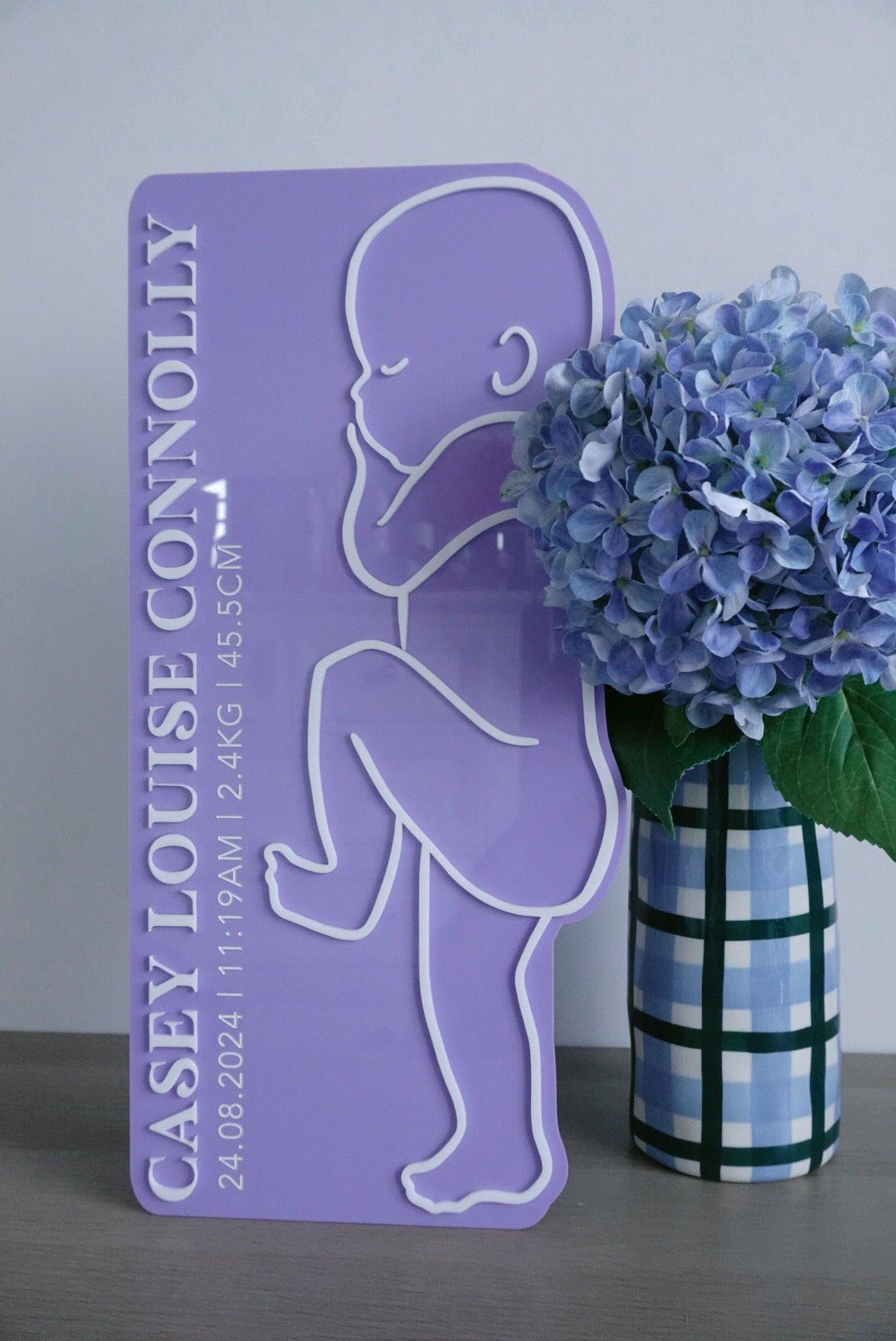 1:1 Baby plaque