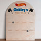 12 month photo board - Hot wheels