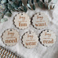 Wooden Christmas Gift Tags
