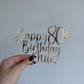 Acrylic cake fropper