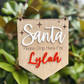 Santa stop here sign