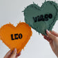 Zodiac barb wire heart wall plaques