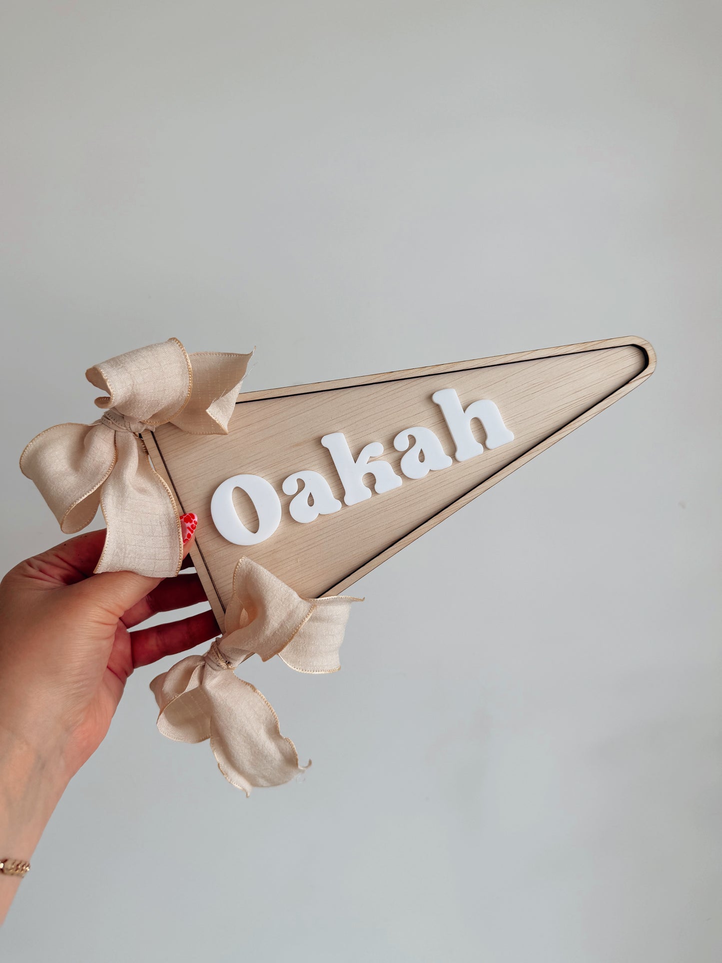 Personalised pennant flag