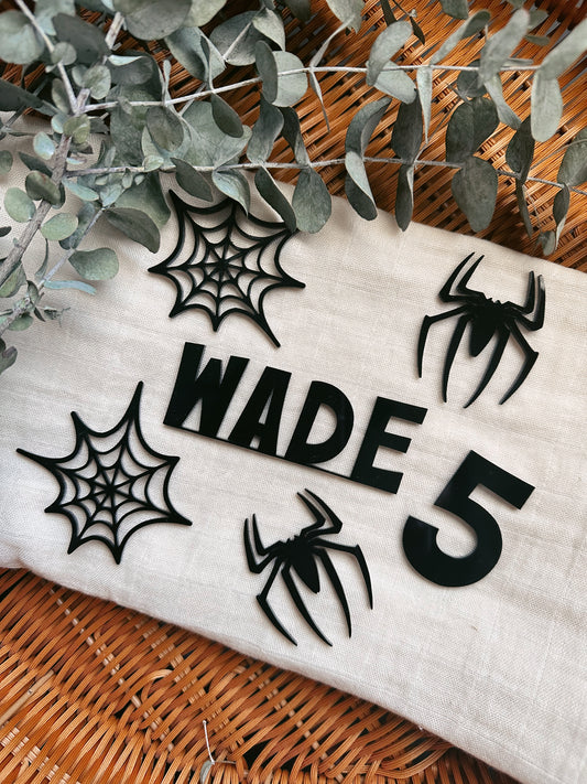 Spider cake fropper name set