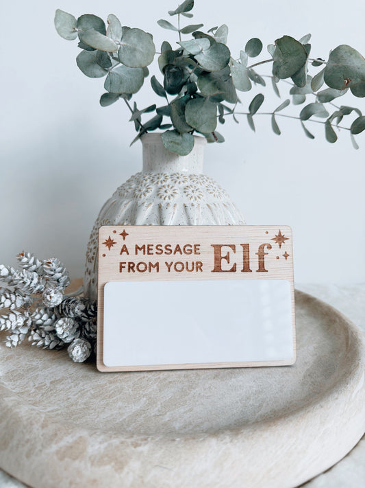 A message from your elf