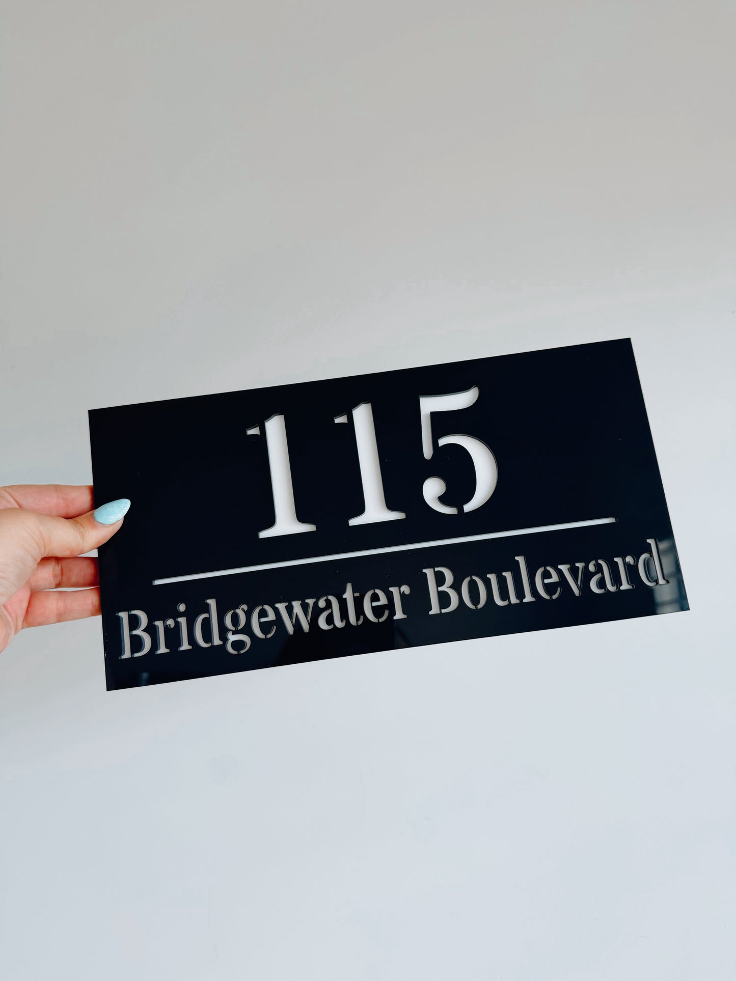 Address sign