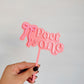 Pretty bow cake topper
