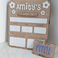 First day board and art magnet set