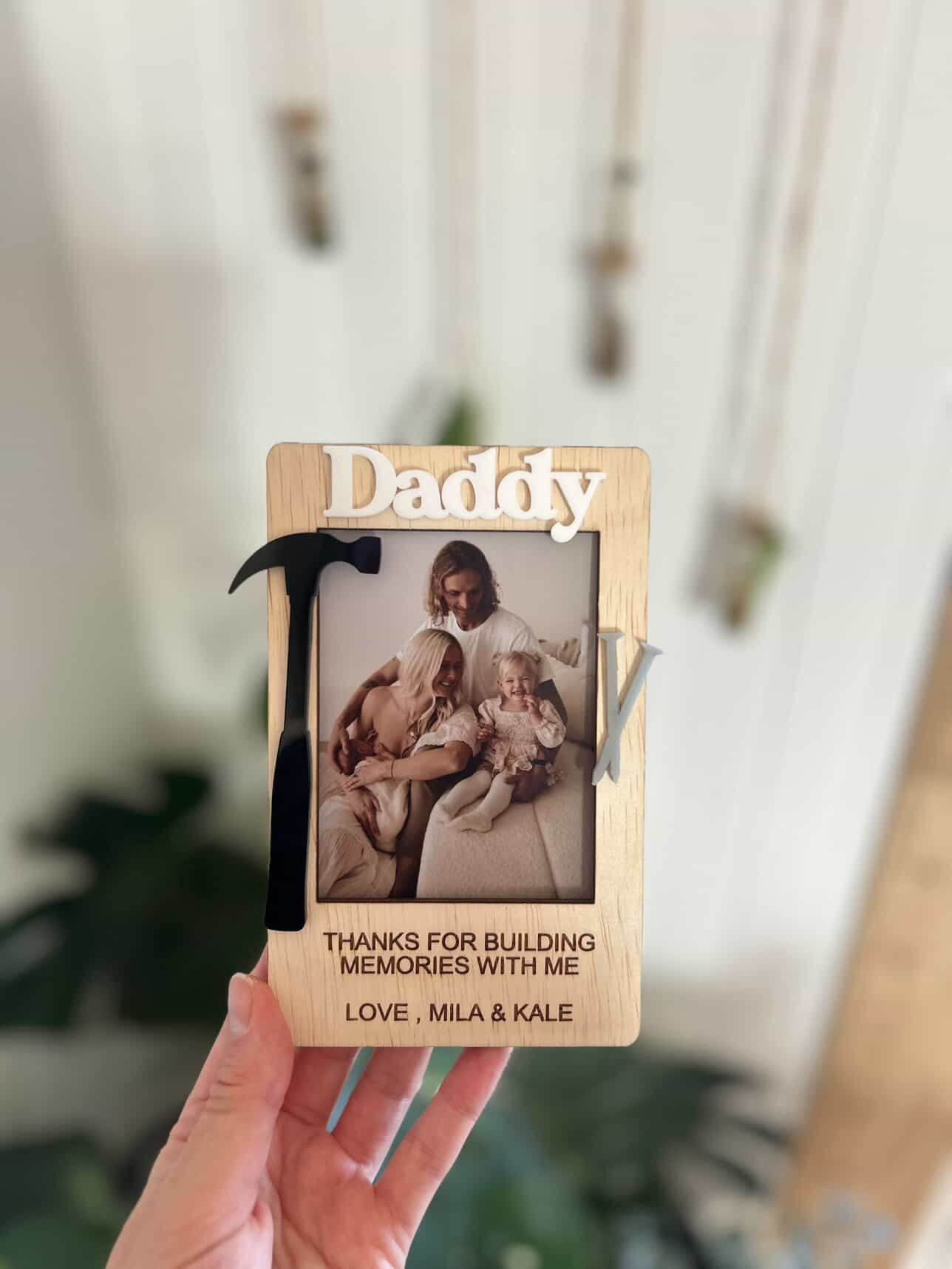 Father’s Day photo frame magnets