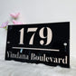 Address sign