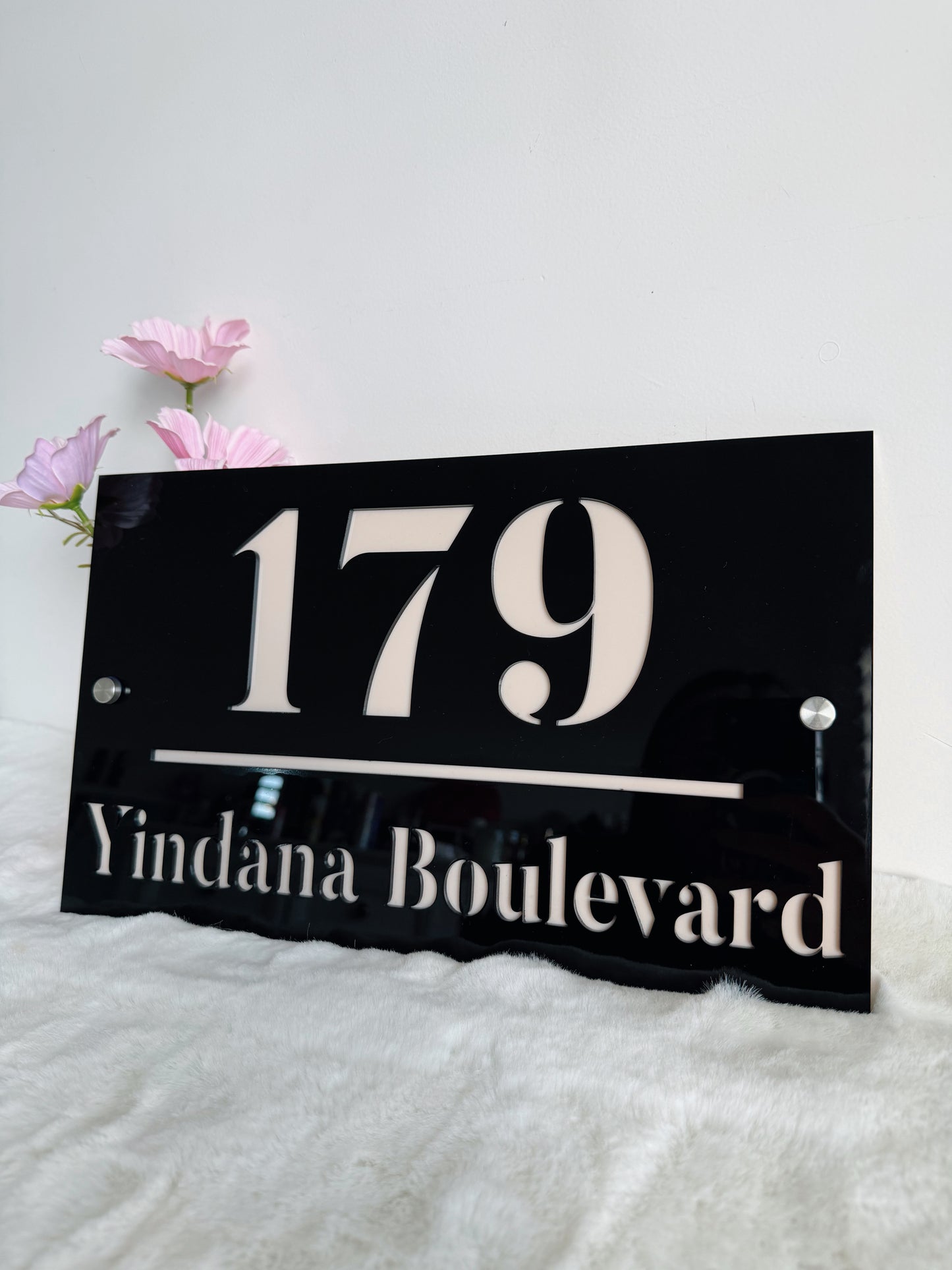 Address sign
