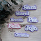 Star personalised bag tag - Girl