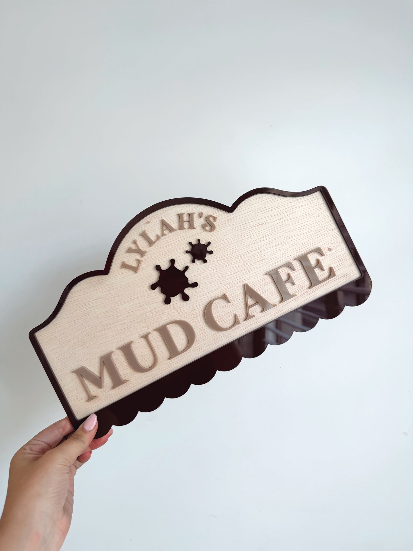 Mud Cafe Boutique Play Space Sign