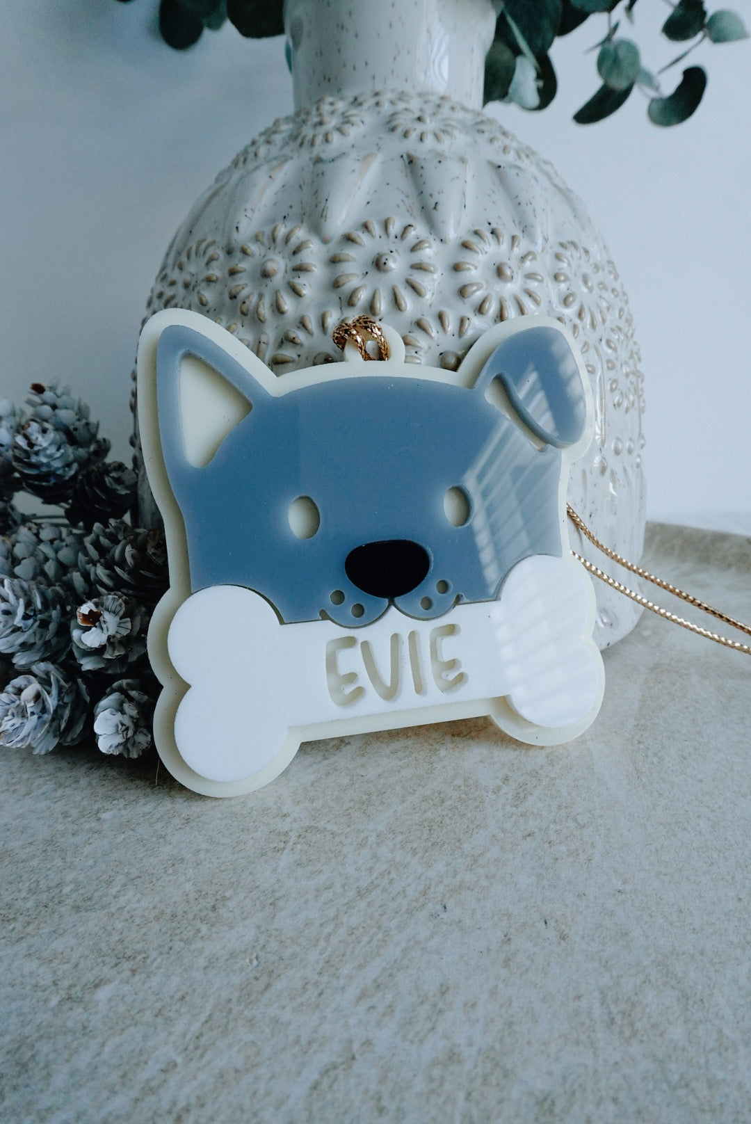 Pet face ornament
