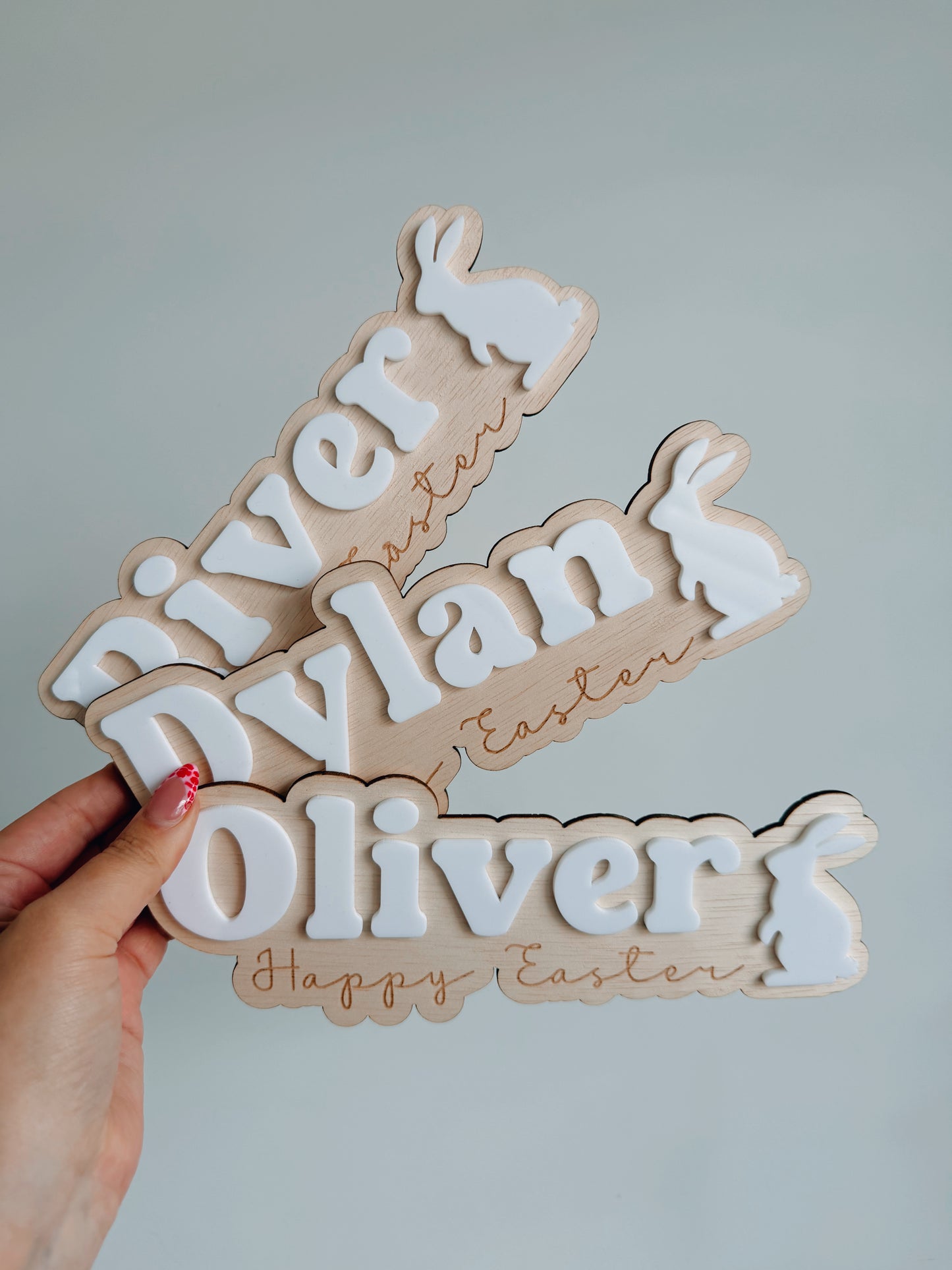 Rabbit Easter plaque