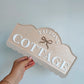 Cottage Boutique Play Space Sign