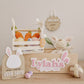 Personalised Easter crate plaques