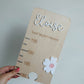 Growth chart - flower