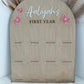 12 month photo board - butterflies