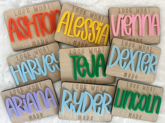 Personalised artwork magnet